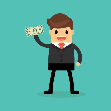 İşadamı holding Doları. Finansman, rüşvet, bağış, ödeme günü con