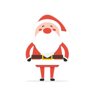 Noel Baba beyaz zemin üzerine