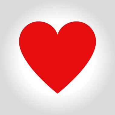Hearts icon symbol of love on valentines Day. clipart