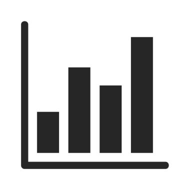 Beyaz arkaplanda izole edilmiş modayı gösteren grafik simgesi