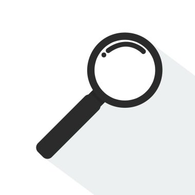 Büyütme cam simgesi.