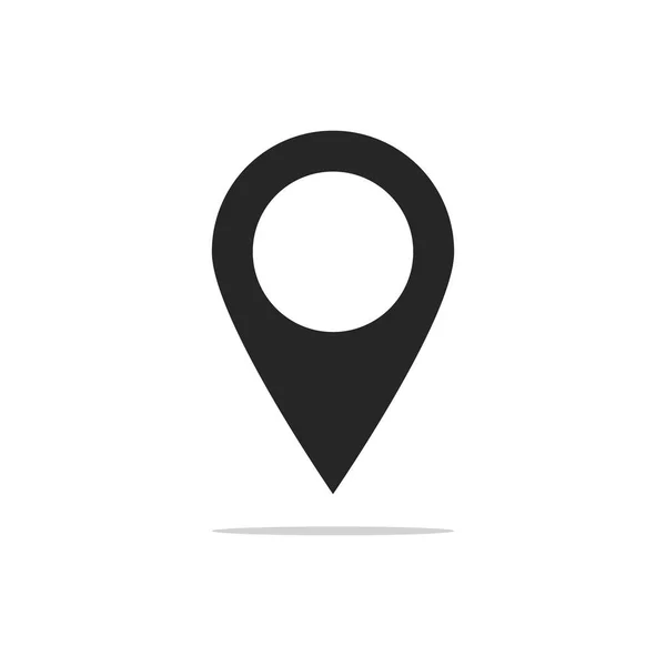 GPS simge. Beyaz arka plan üzerinde izole GPS vektör.