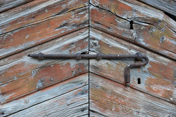 Dettaglio di una vecchia porta — Foto Stock