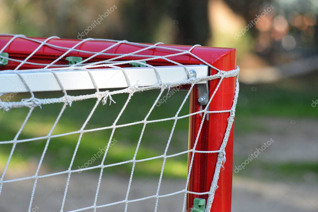A football goal — Stock Photo © streetprince 129094514