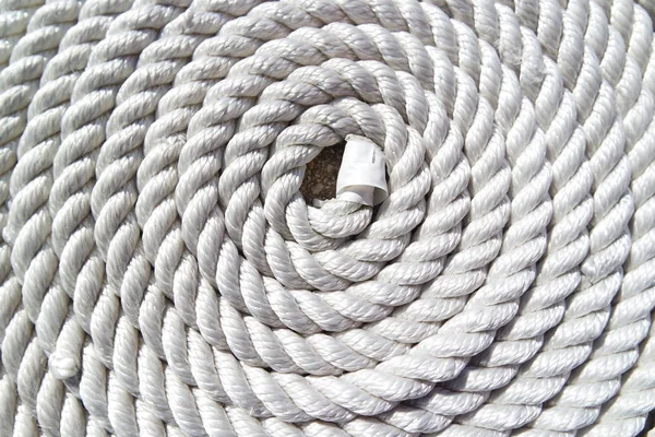 Witte matroos touwen — Stockfoto