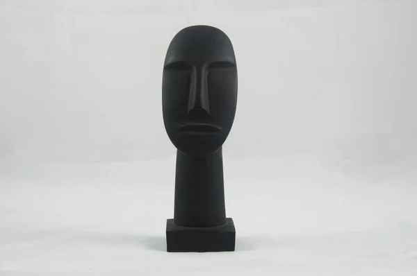 Ornamento de cara preta — Fotografia de Stock