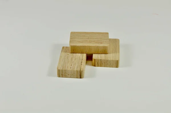 Small blocks of wood — Stock Photo, Image