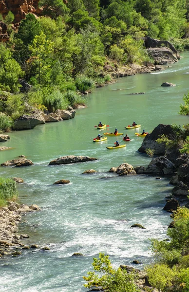 dağ nehirde rafting