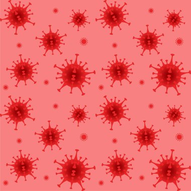 Koronavirüs salgını, sağlık riski, salgın, bakteriler, virüsler. Koruma ve güvenlik önlemleri, salgınlarla mücadele, virüsle mücadele, hastalıkların önlenmesi için mükemmel bir model.