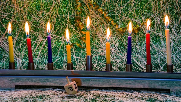 Hanukkah, 빛의 유태인 축제 — 스톡 사진