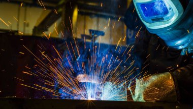 Fabrika teknik endüstriyel çelik Kaynakçı,