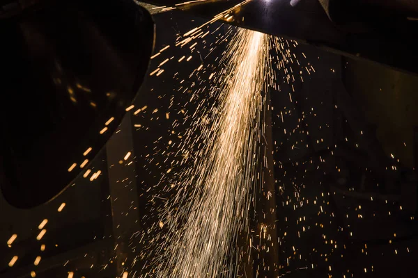 Sparks from Welding — Stock Photo, Image