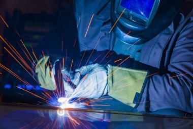 Fabrika teknik endüstriyel çelik Kaynakçı,