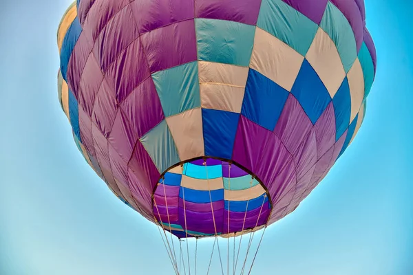 Colorful hot air balloons isolated on white background — Stock Photo, Image