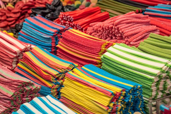 Caramelos de jalea de colores y jalea — Foto de Stock