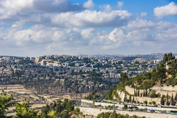 Jerusalem neues wohngebiet neues panorama — Stockfoto