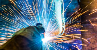 Fabrika teknik endüstriyel çelik Kaynakçı,