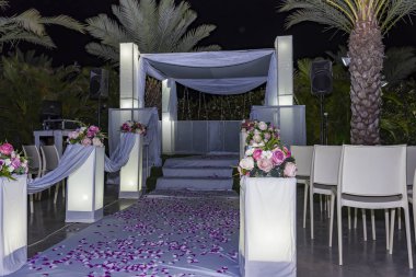 Yahudi Hupa, düğün putdoor .