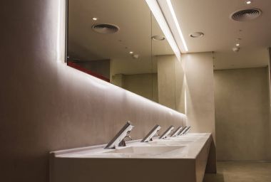 El yıkama için ticari banyo