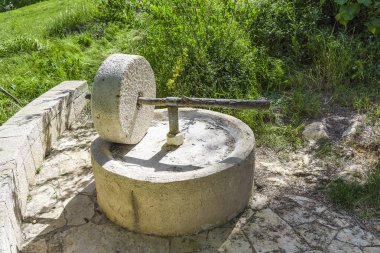Millstone, zeytin yağı basın