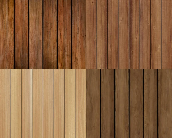 木の床様々な色背景テクスチャ — ストック写真