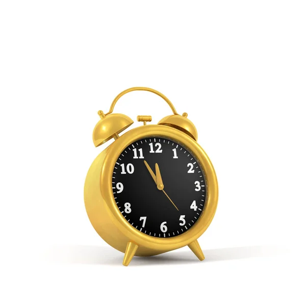 Reloj Despertador Púrpura Tiempo — Foto de Stock