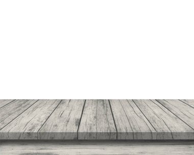 Ahşap masa eski beyaz doku