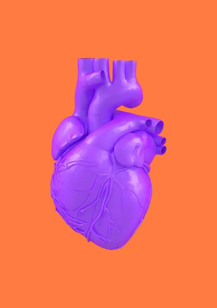 Heart Purple Illustration — Stock Photo, Image