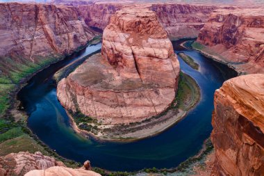 Colorado Nehri'nın at nalı Bend, sayfa, Arizona.