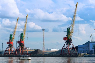 Seaport, bağlantı noktası, deniz, Vinç, yükleme terminal, yükleme, Lojistik, iskele