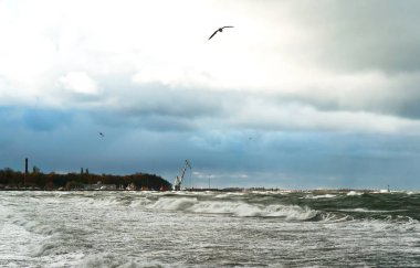 Deniz, fırtına, dalgalar, fırtına, fırtına, kasırga, Baltık