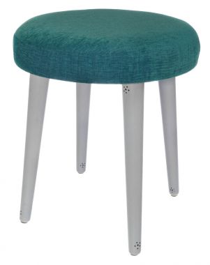 El yapımı dışkı yeşil deniz col ile siyah noktalı gri renkte