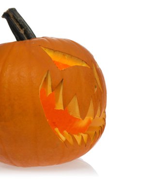 Cadılar Bayramı korkutucu kabak ışıklar--dan içinde.