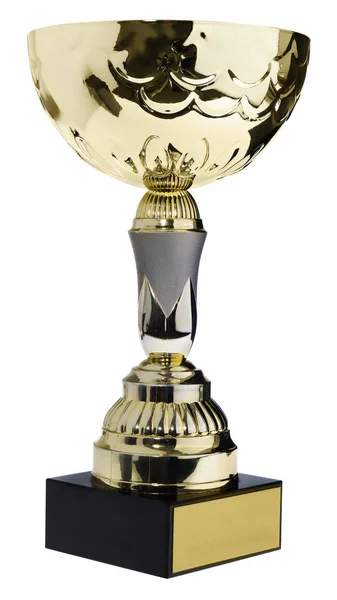 Siegerpokal, Silber, Goldpreis im Wettbewerb. Trophäe in C — Stockfoto