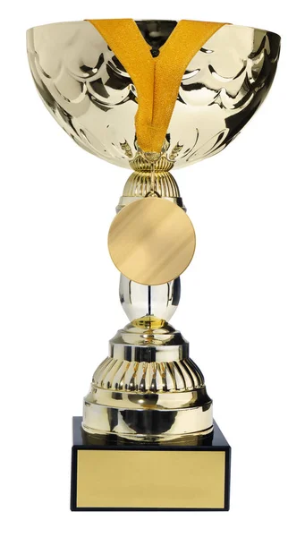 Winner\'s cup, silver, gold prize in the competition with a medal