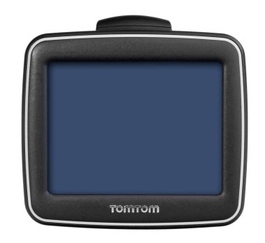 TomTom Gps araç navigasyon saplı. Siyah elektronik devi göster