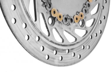 El yapımı saat motosiklet parçaları yaptı. Bir saat yüzünü yapılmış bir 