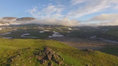 Hava Kamçatka. Yaban hayatı Rus Hava çekim.