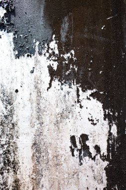 Grunge siyah ve beyaz duvar, çimento arka plan, Vintage