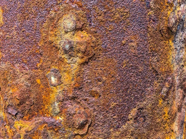 ラス金属のテクスチャ、さびた金属の背景 — ストック写真