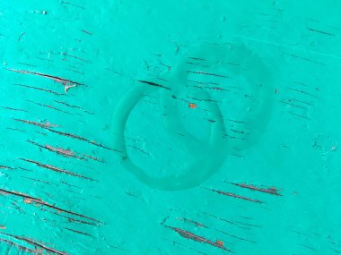 Yeşil renkli, ahşap desenli arkaplanda su izi