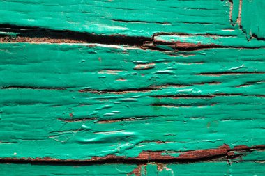 Yeşil boyalı ahşap arkaplan soyuluyor