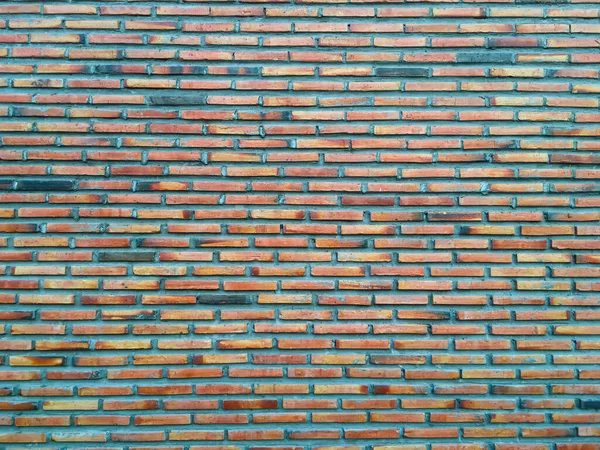 Red Striped Brick Concrete Wall Texture Background — Stock Photo, Image