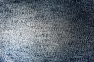 Denim blue jeans, Close up & Macro shot, Abstract textile texture background,