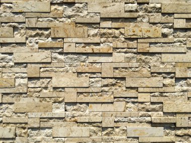 Çizgili tuğlalar duvar dokusu arkaplanı, bej rengi