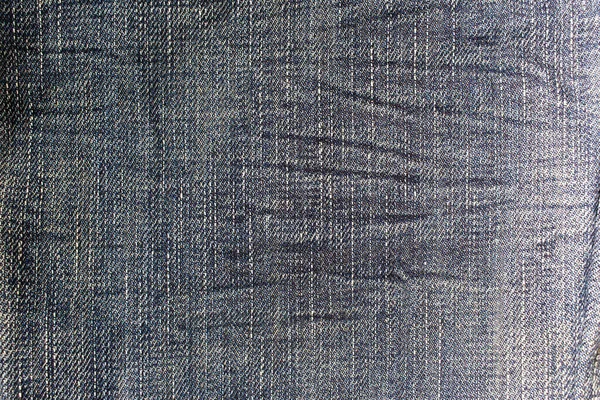 Denim Blue Jeans Close Macro Shot Abstract Textile Texture Background — Stock Photo, Image