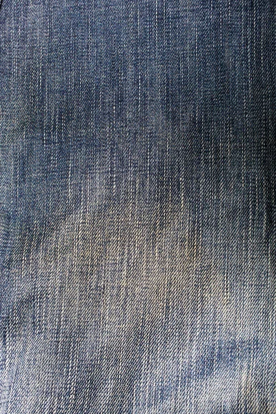 Denim Blue Jeans Close Macro Shot Abstract Textile Texture Background — 图库照片