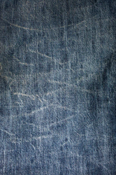 Denim Blue Jeans Close Macro Shot Abstract Textile Texture Background — 스톡 사진