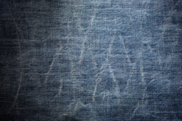 Denim Blue Jeans Close Macro Shot Abstract Textile Texture Background — Stock Photo, Image