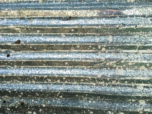 Grungy Textura Metal Ondulado Aço Ferro Galvanizado Textura Cinza Cor — Fotografia de Stock
